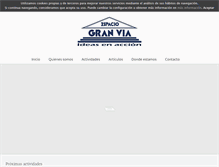 Tablet Screenshot of espaciogranvia.org